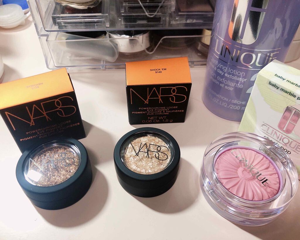 パワークローム ルースアイピグメント/NARS/ジェル・クリームアイシャドウを使ったクチコミ（1枚目）