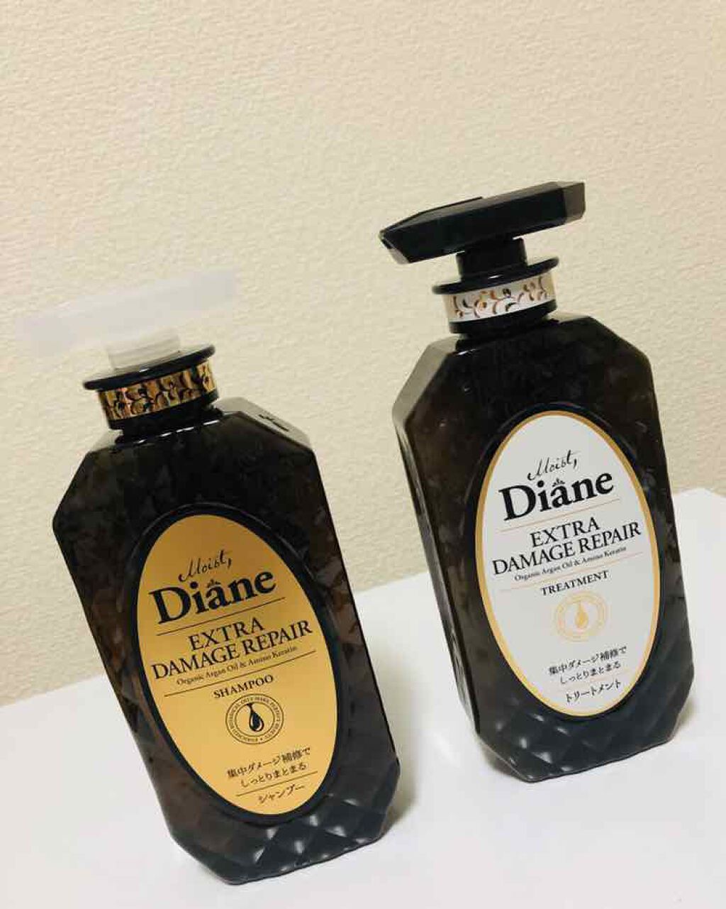 パーフェクトビューティ モイストダイアン エクストラダメージリペア シャンプー/トリートメント/ダイアン/市販シャンプーを使ったクチコミ（1枚目）