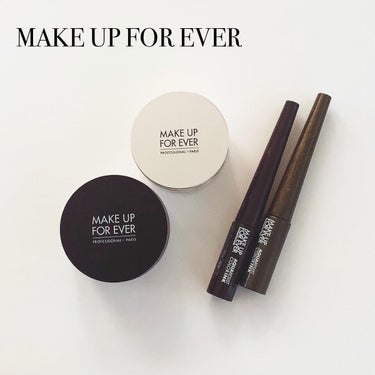 アクアレジスト カラーインク  09 カーキトゥインクル/MAKE UP FOR EVER/リキッドアイライナーを使ったクチコミ（1枚目）