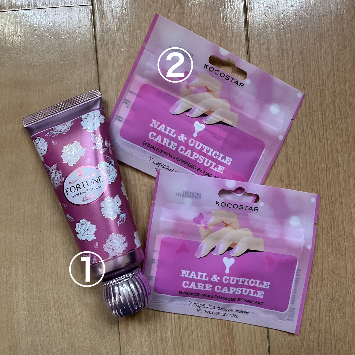 ネイル&キューティクルケアカプセル　7P/KOCOSTAR(ココスター)/ネイルオイル・トリートメントを使ったクチコミ（1枚目）