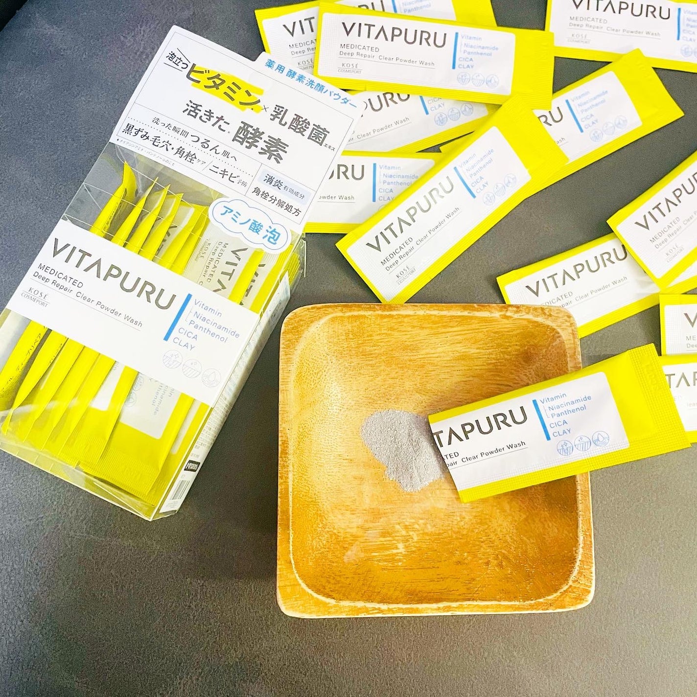 ビタプル リペア クリアウォッシングフォーム/VITAPURU/洗顔フォームを使ったクチコミ(2枚目)