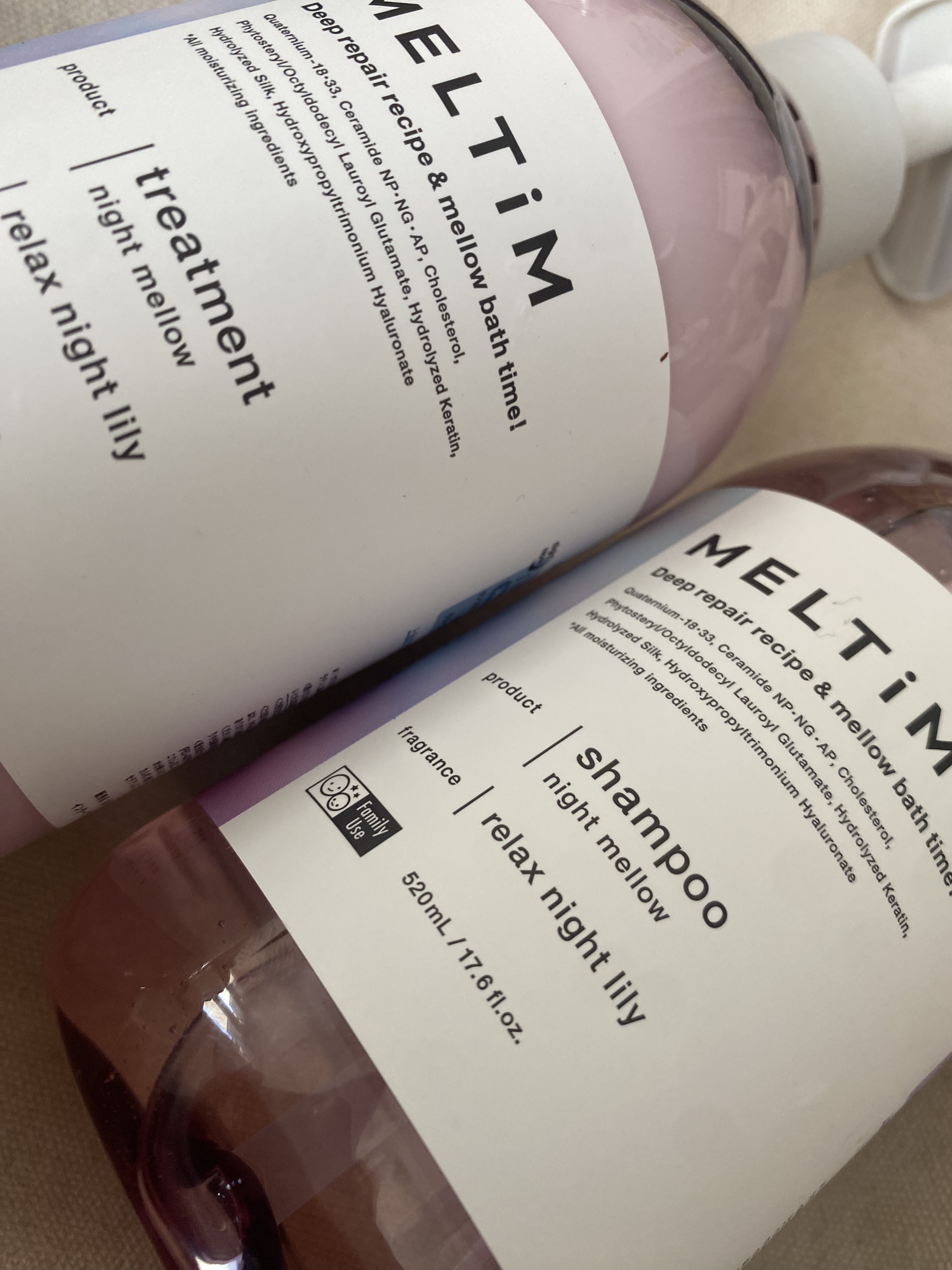 ナイトメロウ シャンプー/トリートメント/MELTiM/市販シャンプーを使ったクチコミ（1枚目）