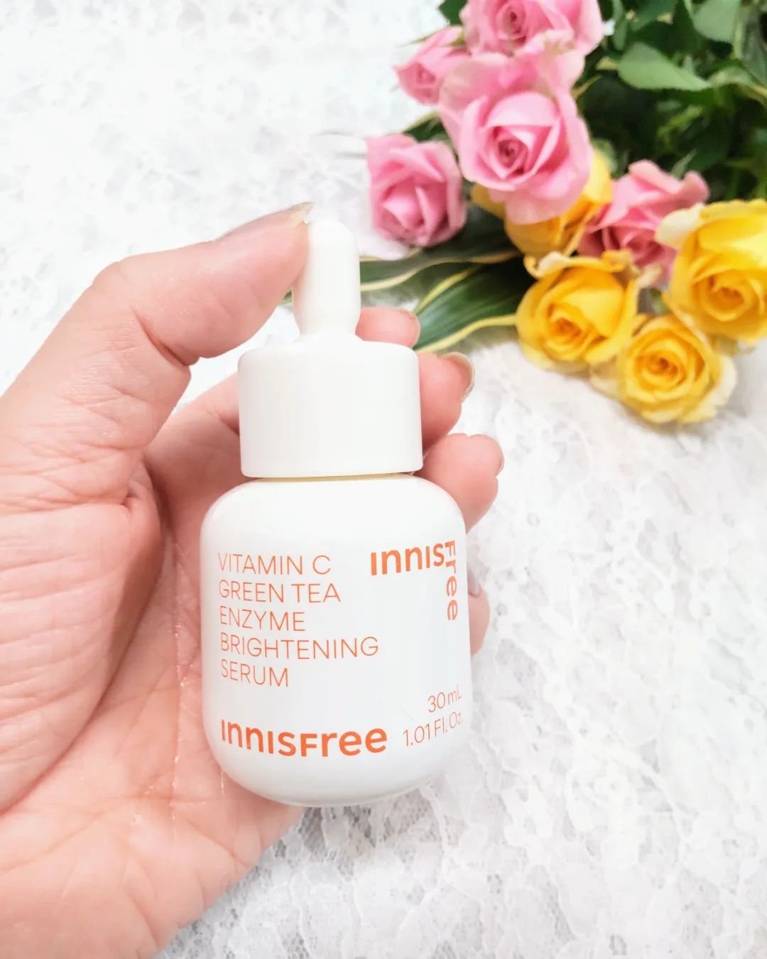 ビタC　グリーンティーエンザイム　ブライト　セラム/innisfree/美容液を使ったクチコミ（2枚目）