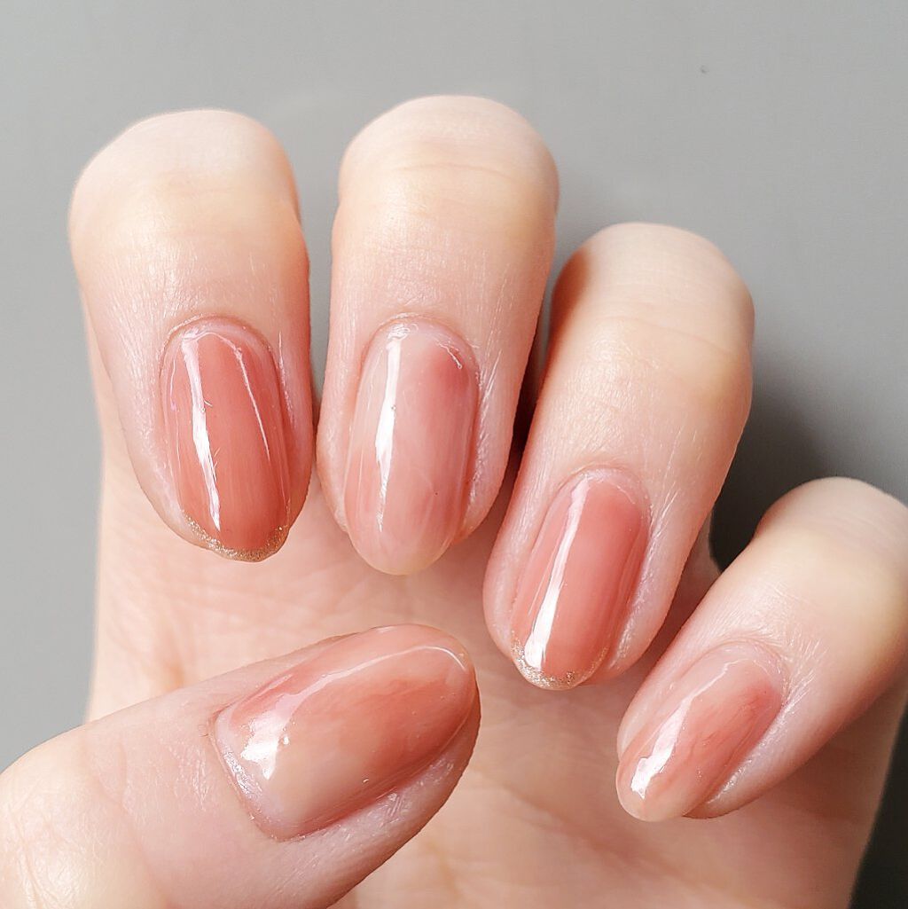 グロッシーコート/スキューズミー/オールインワンネイルを使ったクチコミ（2枚目）