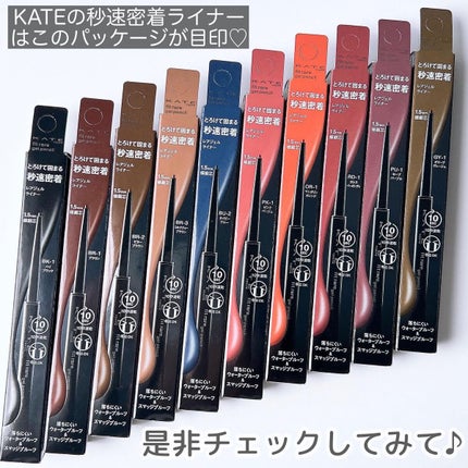 ケイト レアフィットジェルペンシルN/KATE/ジェルアイライナーを使ったクチコミ(7枚目)