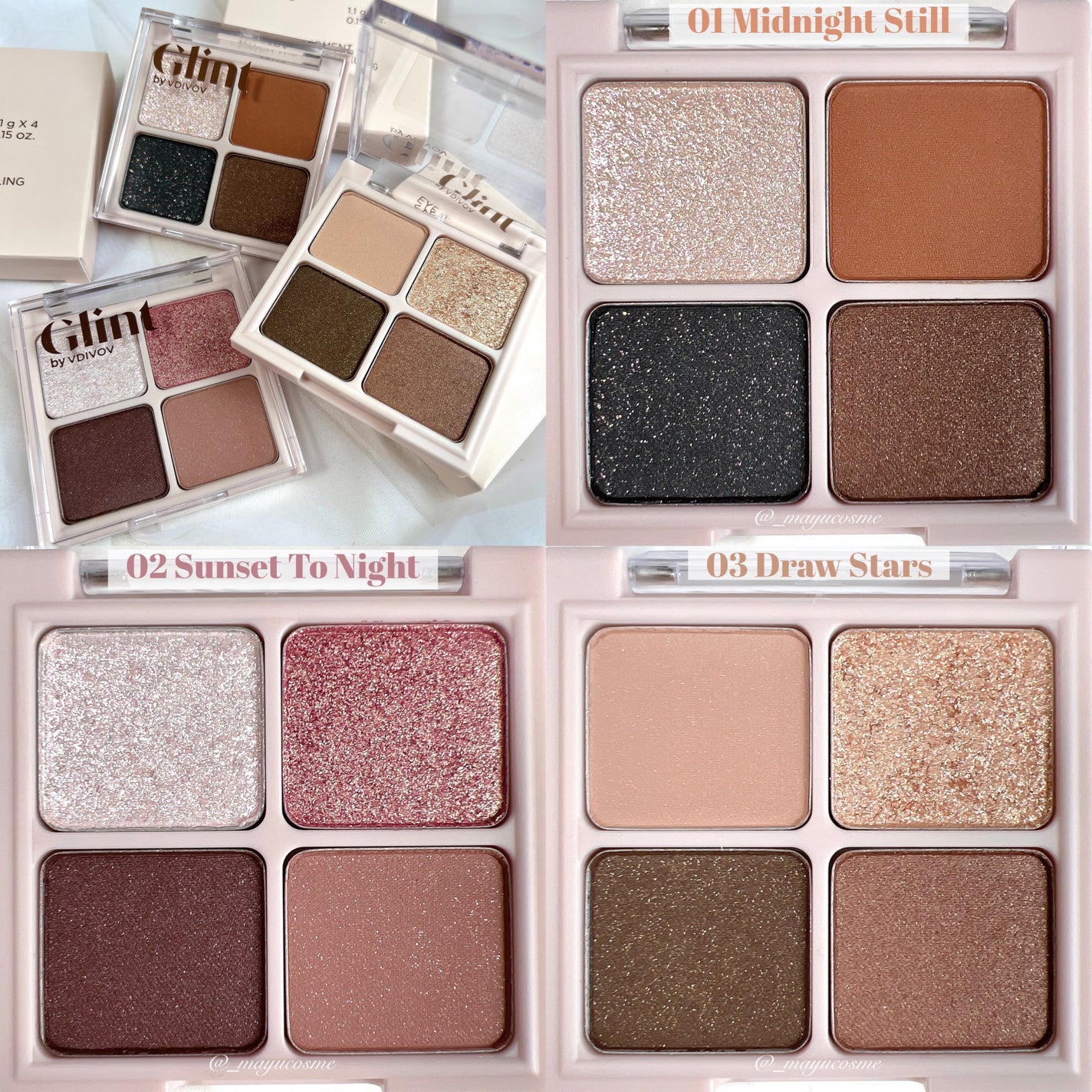 アイパレット インザスターズ/Glint/アイシャドウパレットを使ったクチコミ(2枚目)