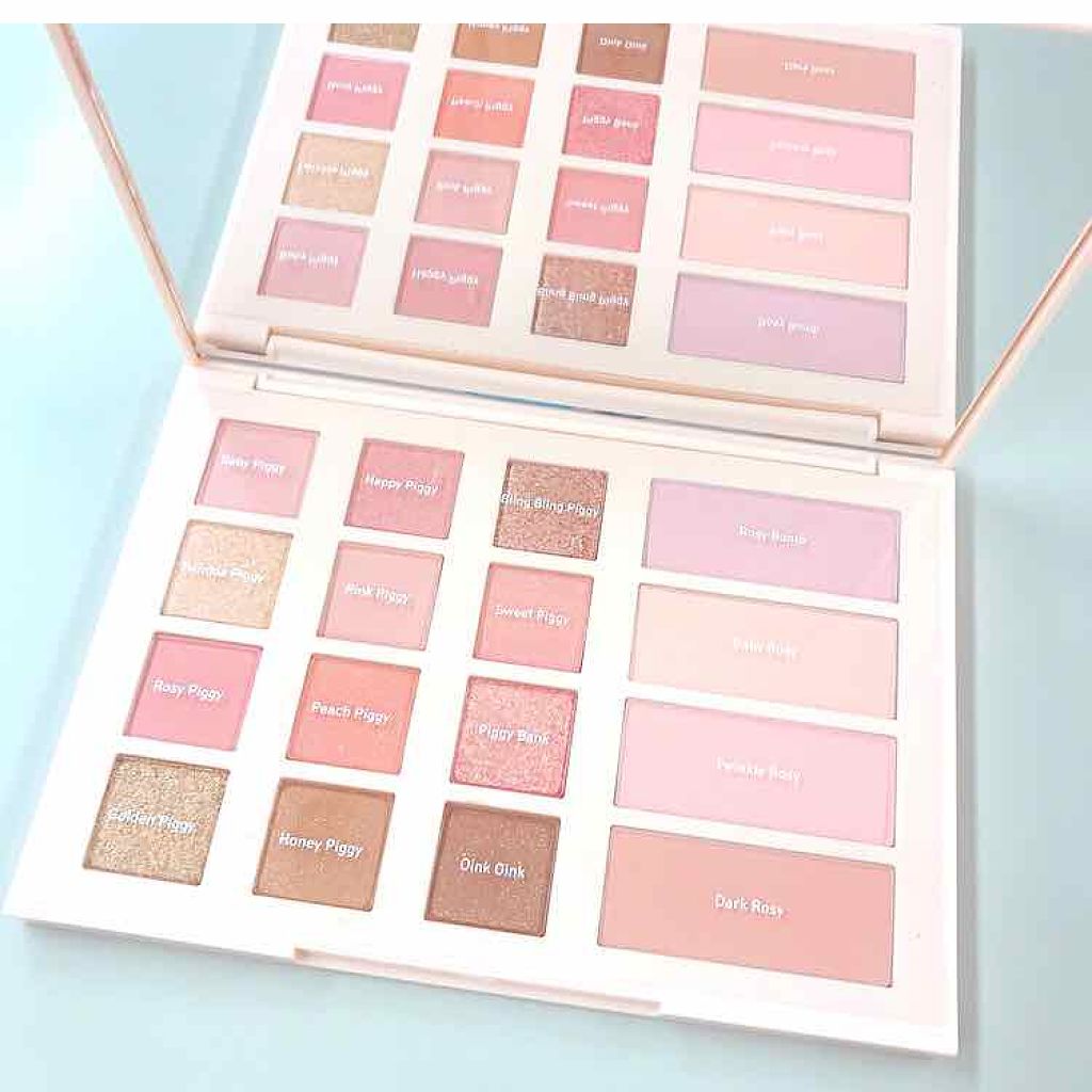 ROSY PIGGY PALATTE/innisfree/アイシャドウパレットを使ったクチコミ(1枚目)