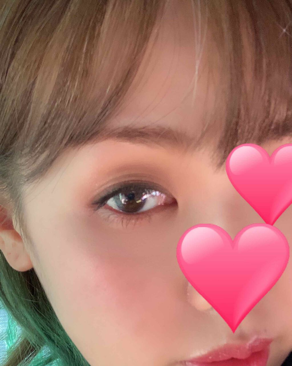 mari@コメントでフォロバ on LIPS 「久々のメイク✨簡単にデカ目になる方法を紹介目が結膜炎でメイク出..」(2枚目)