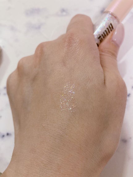ブリンリキッドグリッターライナー/BLING GLOW/グリッターを使ったクチコミ(3枚目)