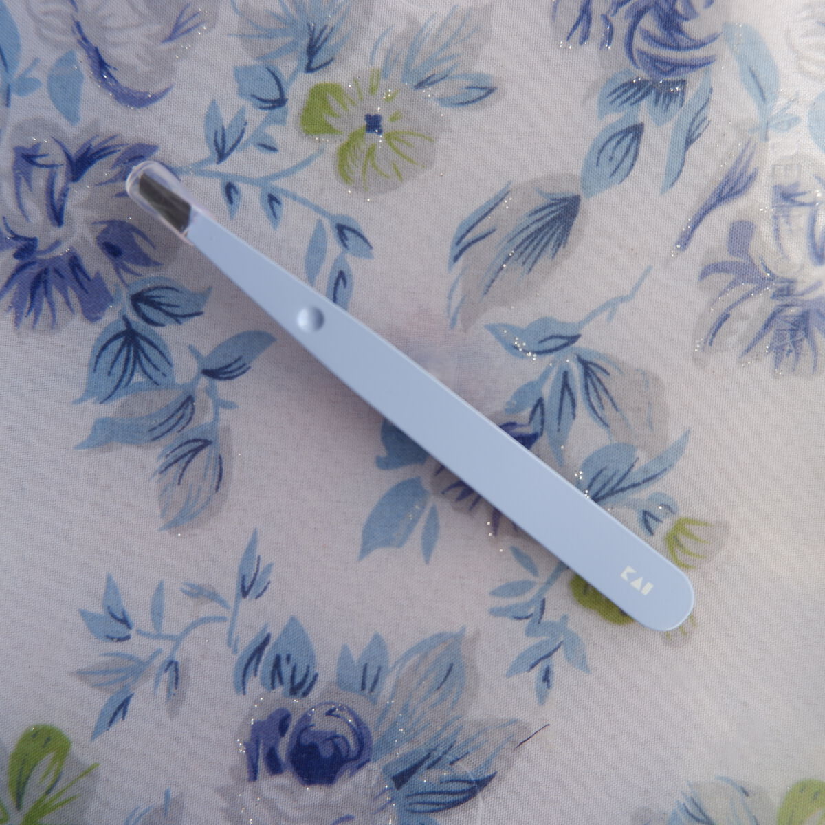 がっちりキャッチ毛抜き(ニュアンスブルー)/貝印/毛抜きを使ったクチコミ(2枚目)