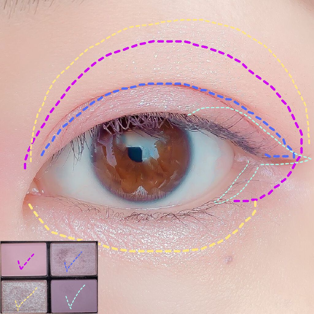 クワッドアイシャドー/NARS/アイシャドウパレットを使ったクチコミ(2枚目)