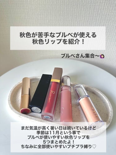 OPERA オペラ リップティント Nのクチコミ「秋色迷子のブルベ向け🙋🏻‍♀️ブルベの秋リップ🍂

ブラウンや秋色が苦手なブルベって本当に多く.....」（2枚目）