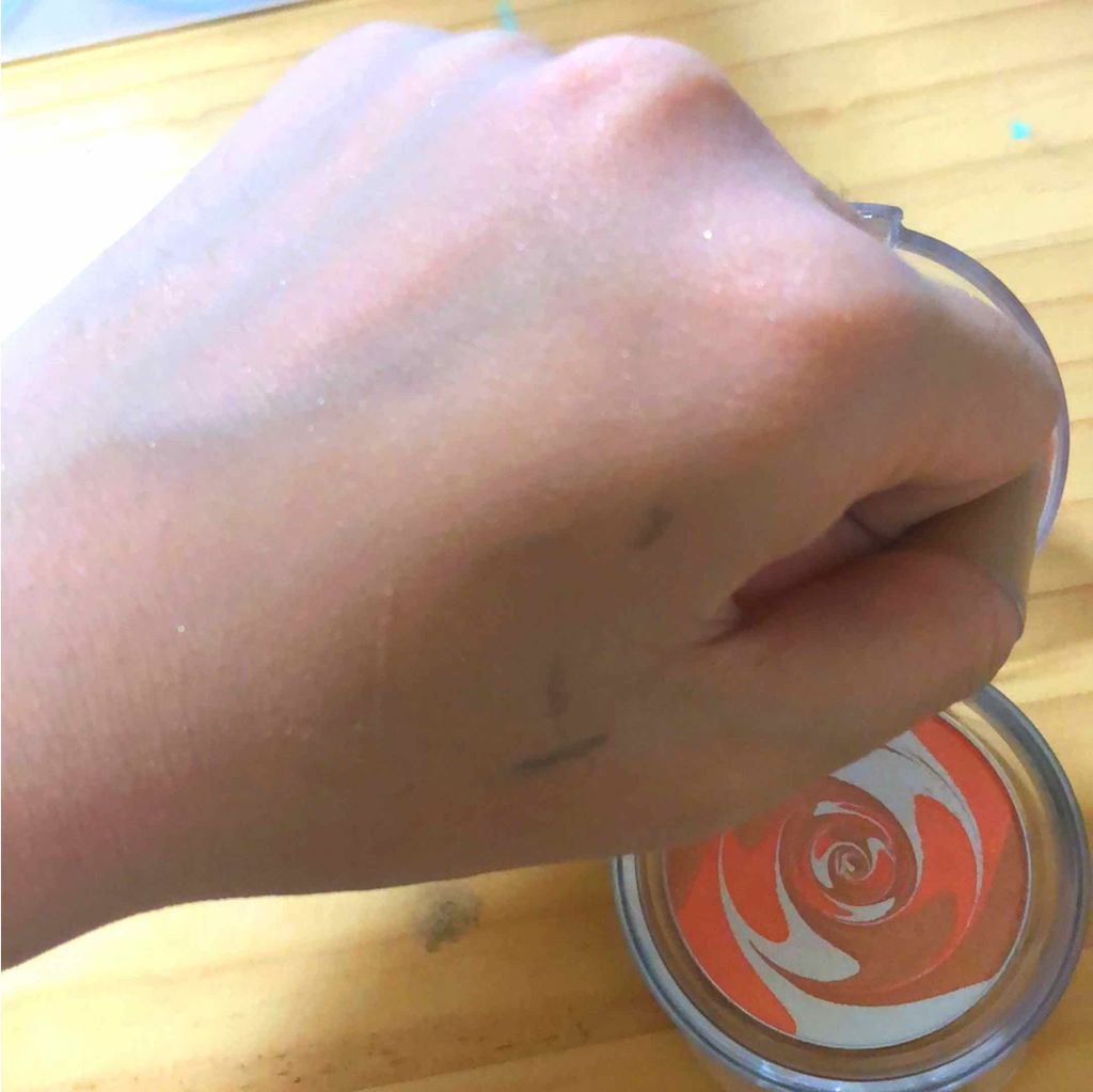 チークカラー マーブルタイプ/無印良品/パウダーチークを使ったクチコミ（3枚目）