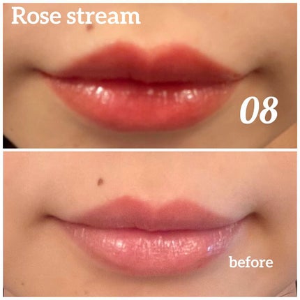 グラスティングウォーターティント/rom&nd/リップティントを使ったクチコミ(1枚目)