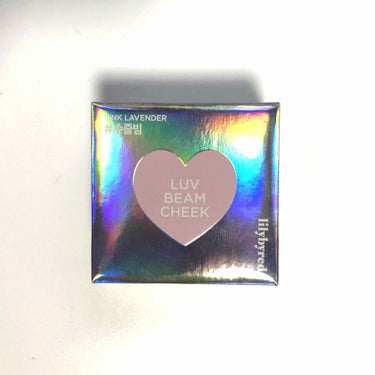 lilybyred LUV BEAM CHEEKのクチコミ「お気に入りコスメ紹介No.4

写真は加工なし、部屋の照明です。

lilybyredのチーク.....」（1枚目）