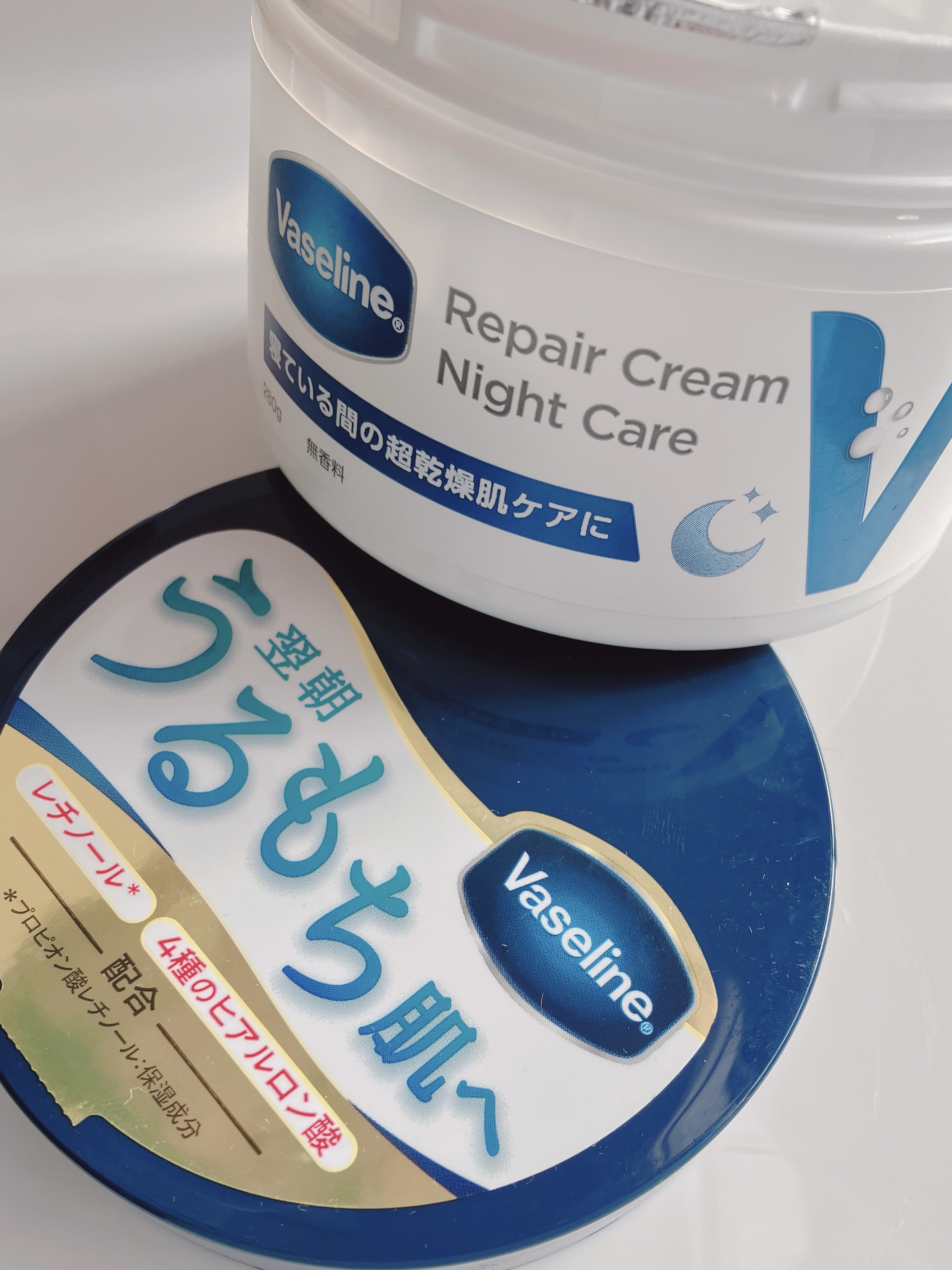 ヴァセリンリペアクリームナイトケア/ヴァセリン/ボディクリームを使ったクチコミ（2枚目）