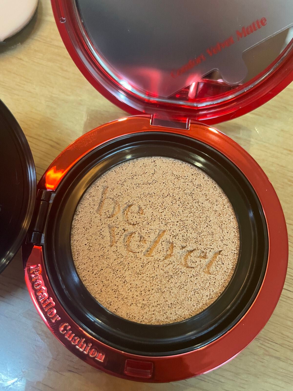 プロテーラービーベルベットカバークッション/espoir/クッションファンデーションを使ったクチコミ(2枚目)