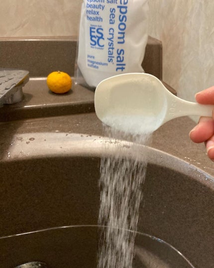 シークリスタルス エプソムソルト オリジナル/sea crystals/無機塩系入浴剤を使ったクチコミ(4枚目)