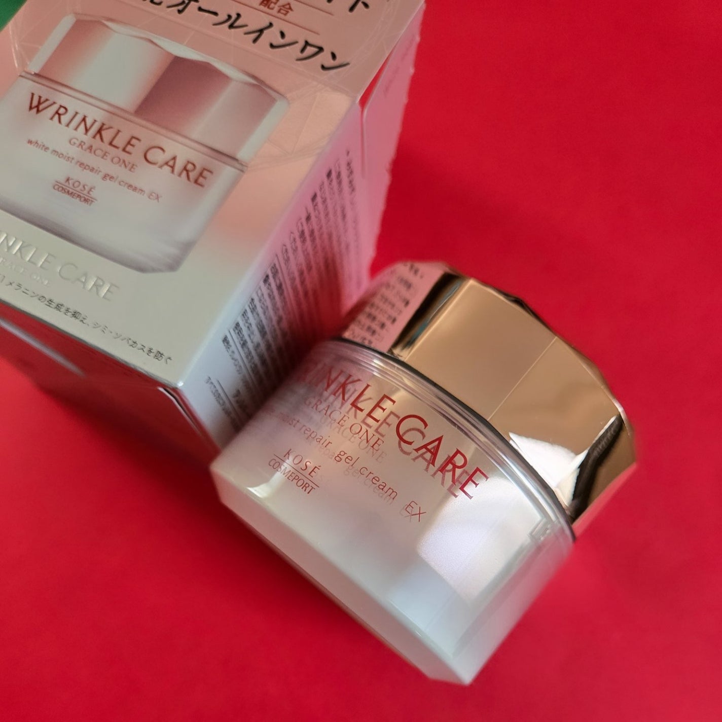 リンクルケア ホワイト モイストジェルクリーム/グレイスワン/オールインワン化粧品を使ったクチコミ(2枚目)