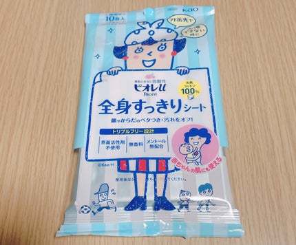 全身すっきりシート/ビオレu/ボディシートを使ったクチコミ(1枚目)