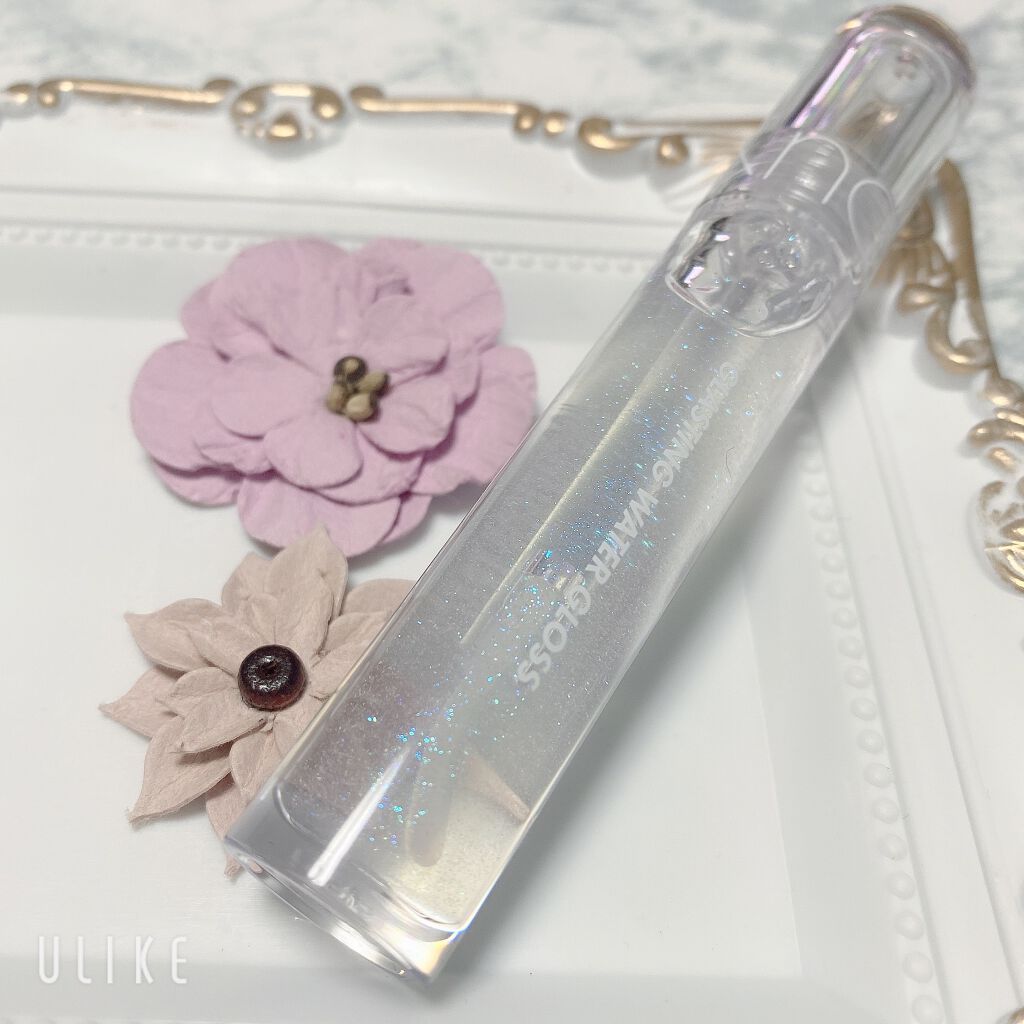 グラスティングウォーターグロス/rom&nd/リップグロスを使ったクチコミ（3枚目）