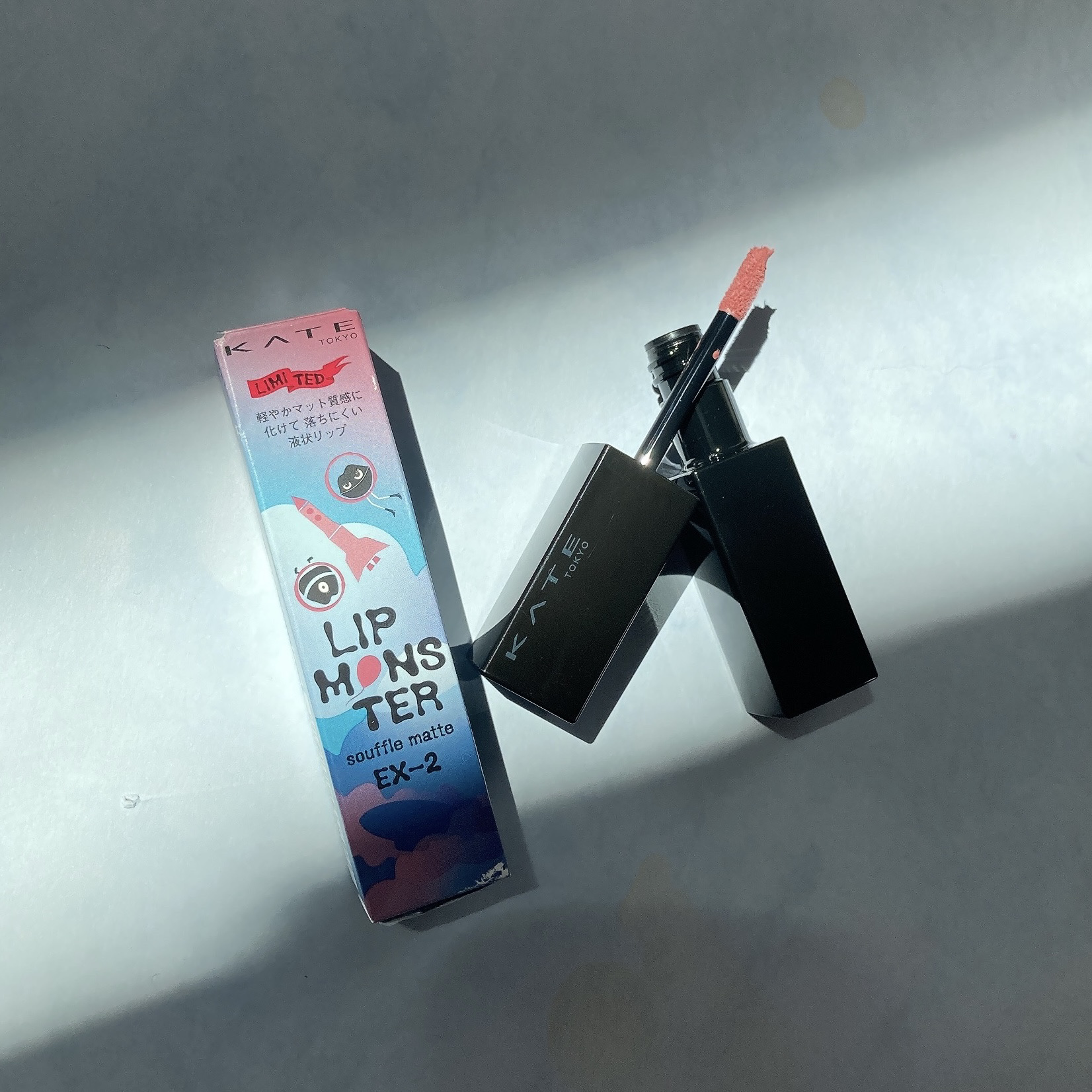 リップモンスター スフレマット EX-2 羊雲のゆりかご(限定)/KATE/口紅を使ったクチコミ（1枚目）