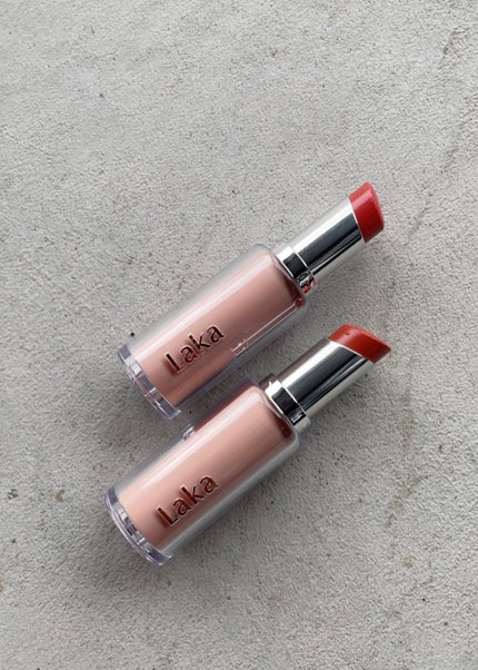 ボンディンググロウリップスティック/Laka/口紅を使ったクチコミ(5枚目)