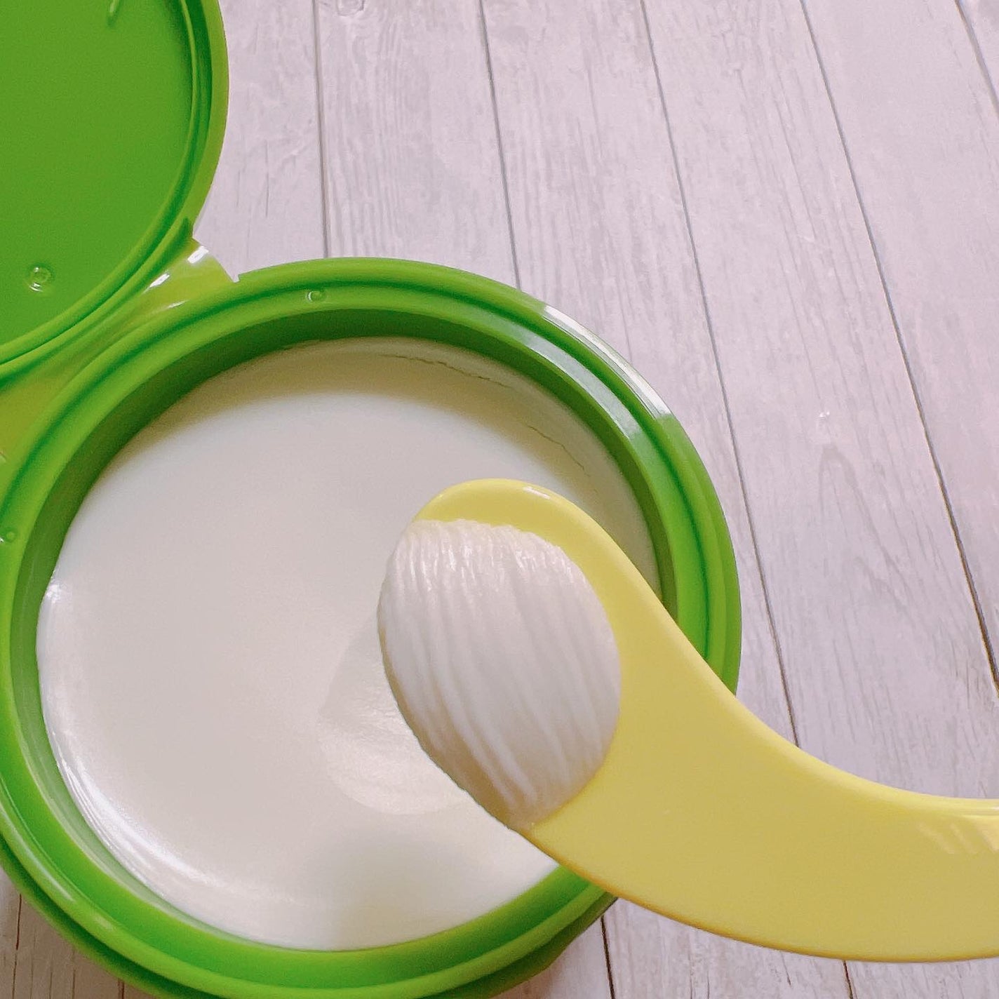 緑豆毛穴クレンジングミルクバーム/beplain/クレンジングバームを使ったクチコミ(3枚目)