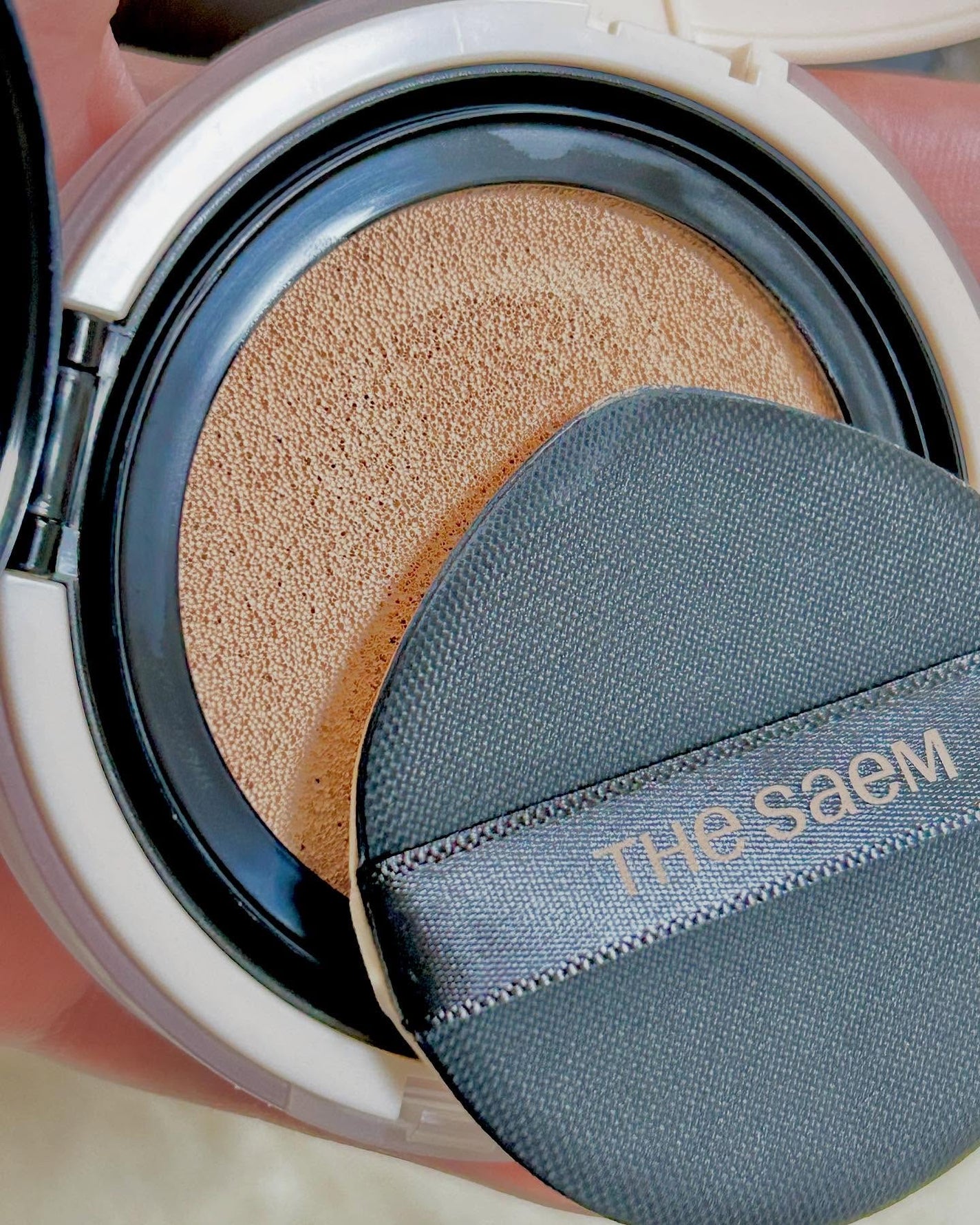 カバーパーフェクションコンシーラークッション/the SAEM/リキッドコンシーラーを使ったクチコミ(3枚目)