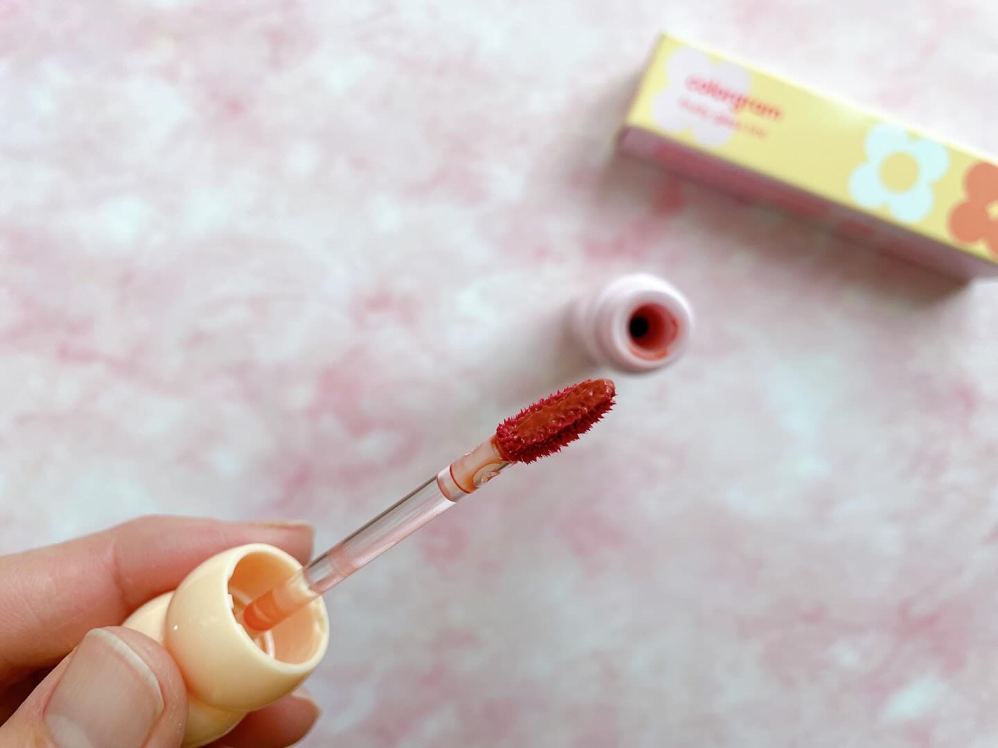 タンフルグラスティント/Colorgram/リップティントを使ったクチコミ（2枚目）