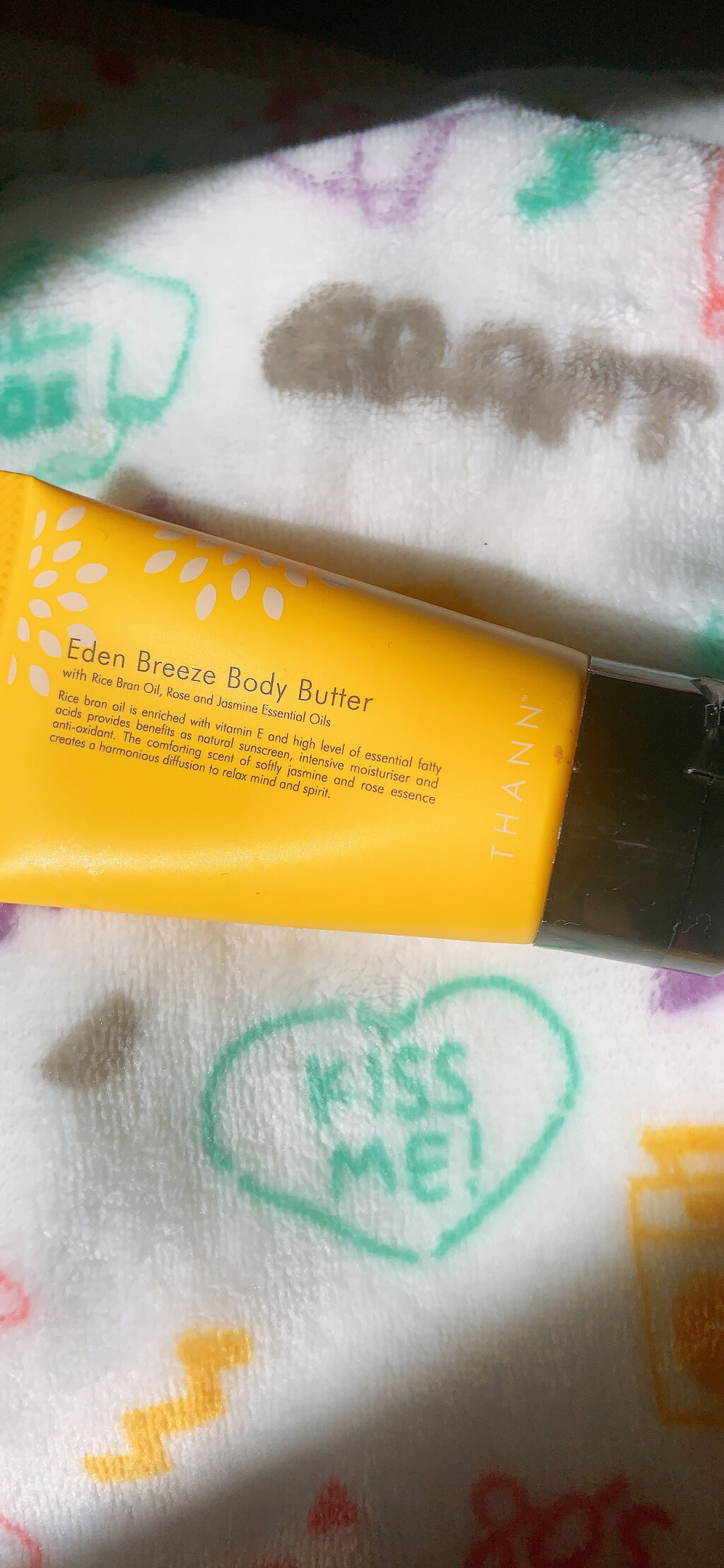 THANN ボディバターEBのクチコミ「使いやすかった〜
いい香りだし〜
保湿力もまああります。
量もたくさん入っていて、すごく助かり.....」（1枚目）