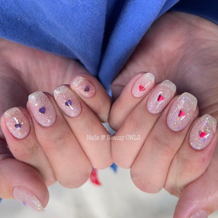 ぴよこれいと あうるす on LIPS 「※動画バージョンはひとつ前のリールをどうぞ💜クリアネイルや白系..」(4枚目)