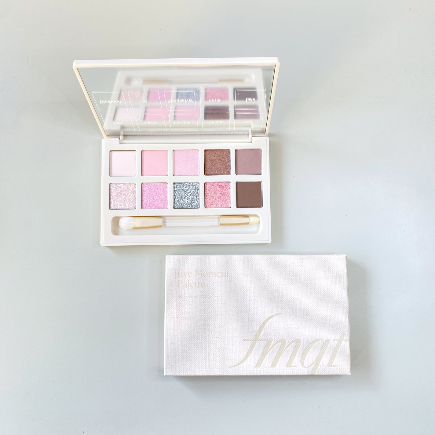 アイモーメント10色パレット 8g/THE FACE SHOP/アイシャドウパレットを使ったクチコミ(6枚目)