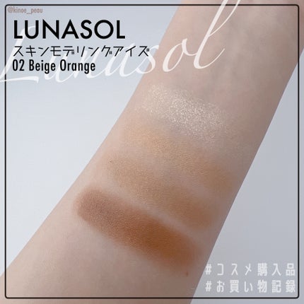 スキンモデリングアイズ/LUNASOL/アイシャドウパレットを使ったクチコミ(2枚目)