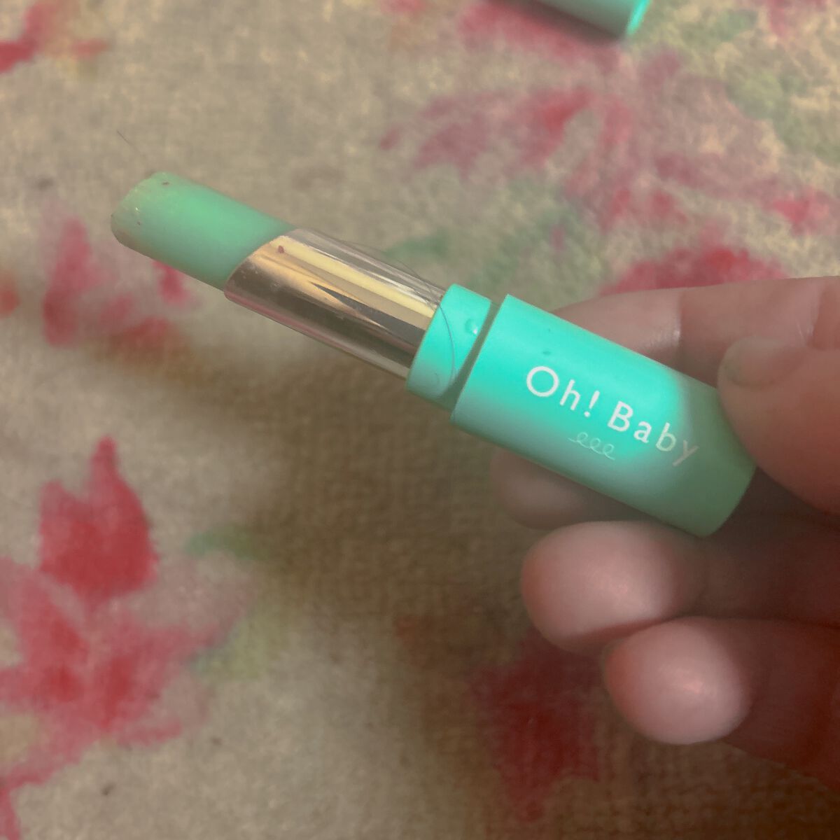 Oh!Baby スクラブリップバーム CM (チョコミントの香り)/ハウス オブ ローゼ/リップスクラブを使ったクチコミ(2枚目)