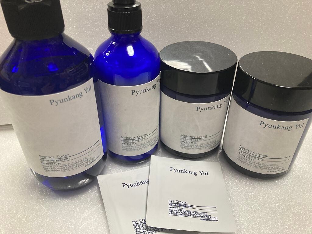 りあむ on LIPS 「PyunkangYulのスキンケア用品✨左からエッセンストナー..」(1枚目)