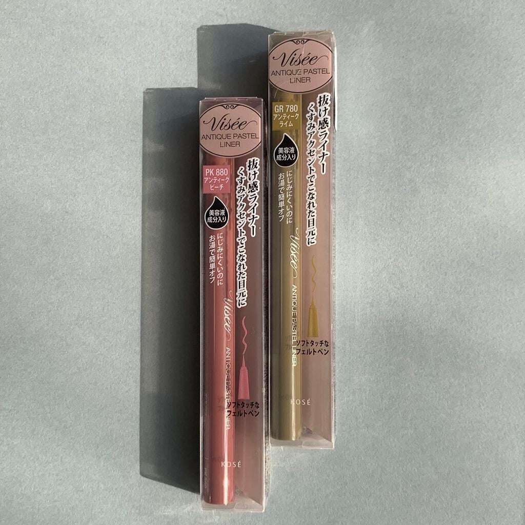 アンティークパステル ライナー/Visée/リキッドアイライナーを使ったクチコミ(1枚目)