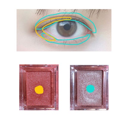 シャドーカスタマイズ/MAJOLICA MAJORCA/単色アイシャドウを使ったクチコミ(4枚目)