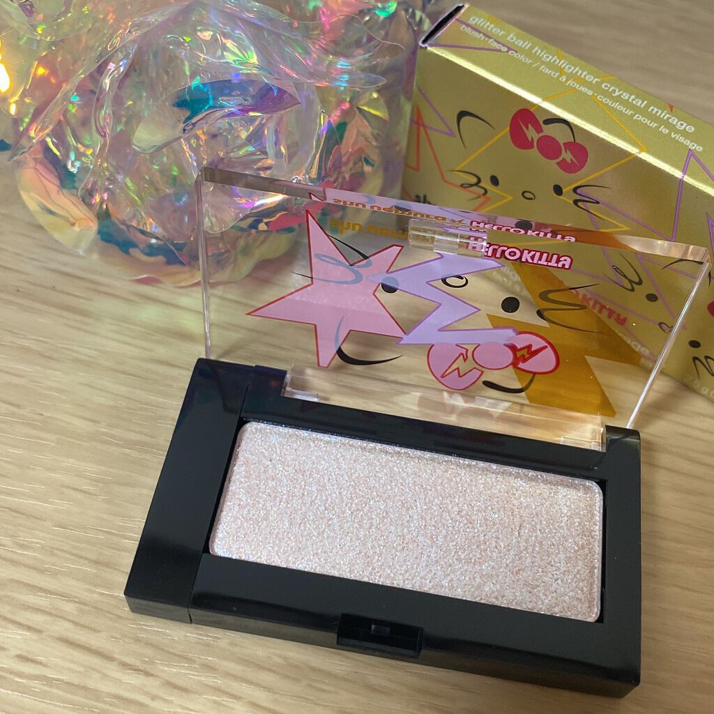 グリッターボール ハイライター/shu uemura/パウダーハイライトを使ったクチコミ(2枚目)