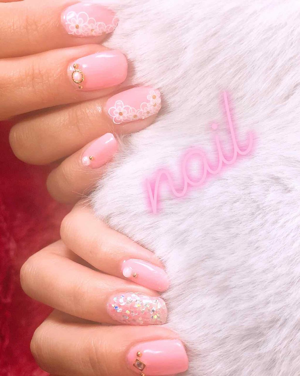 ジェルネイル(ライト対応)/セリア/ジェルネイルを使ったクチコミ(1枚目)