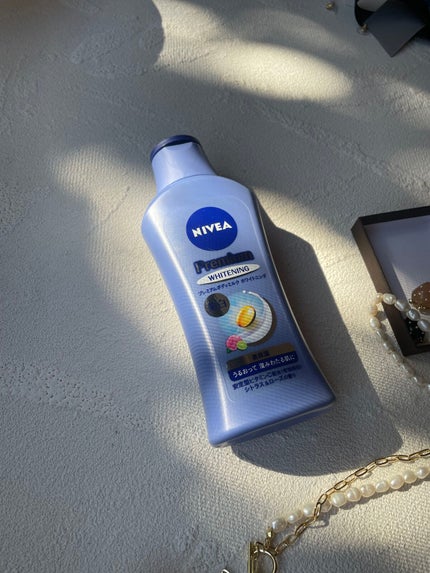 プレミアムボディミルク ホワイトニング【医薬部外品】 /ニベア/ボディミルクを使ったクチコミ(1枚目)