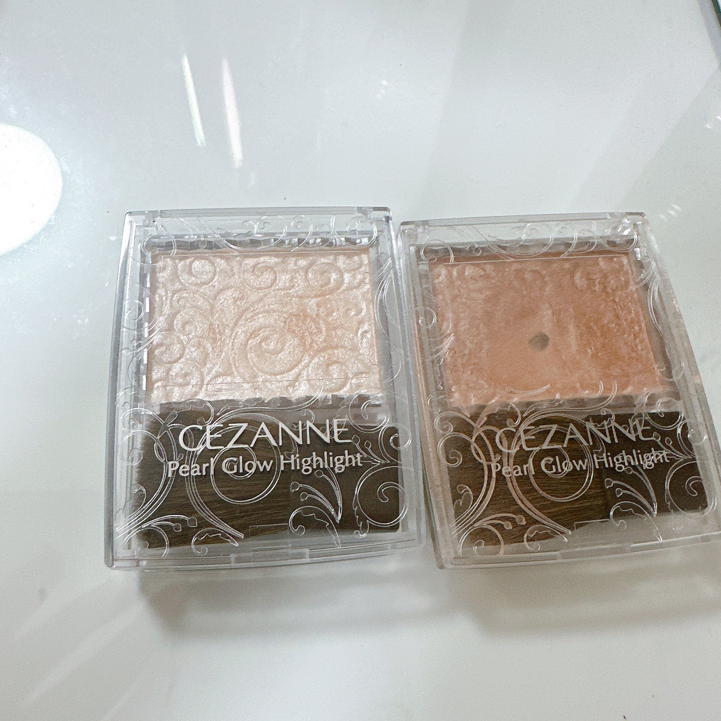 パールグロウハイライト/CEZANNE/パウダーハイライトを使ったクチコミ(1枚目)