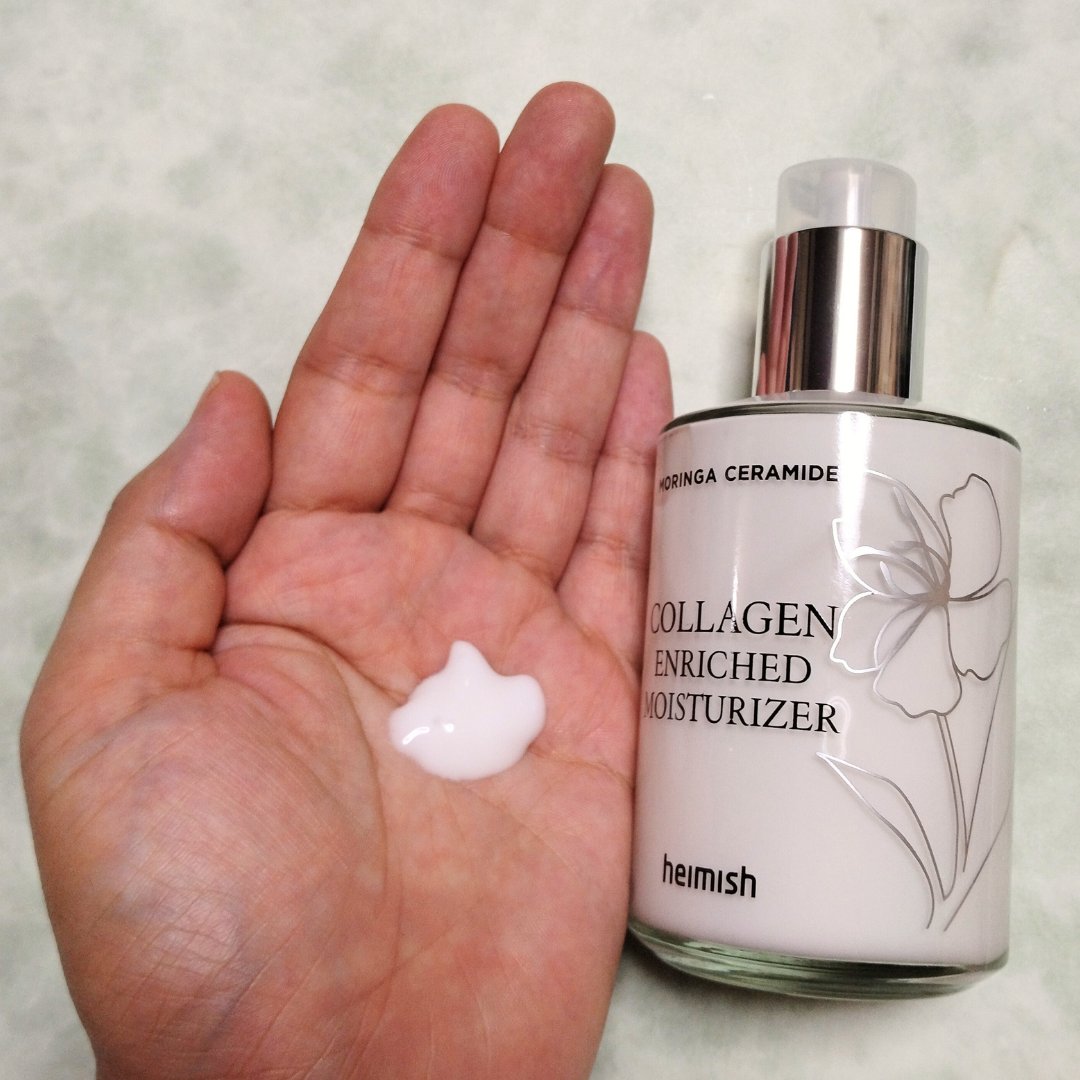 モリンガ セラミド コラーゲン エンリッチド モイスチャライザー/heimish/乳液を使ったクチコミ（3枚目）