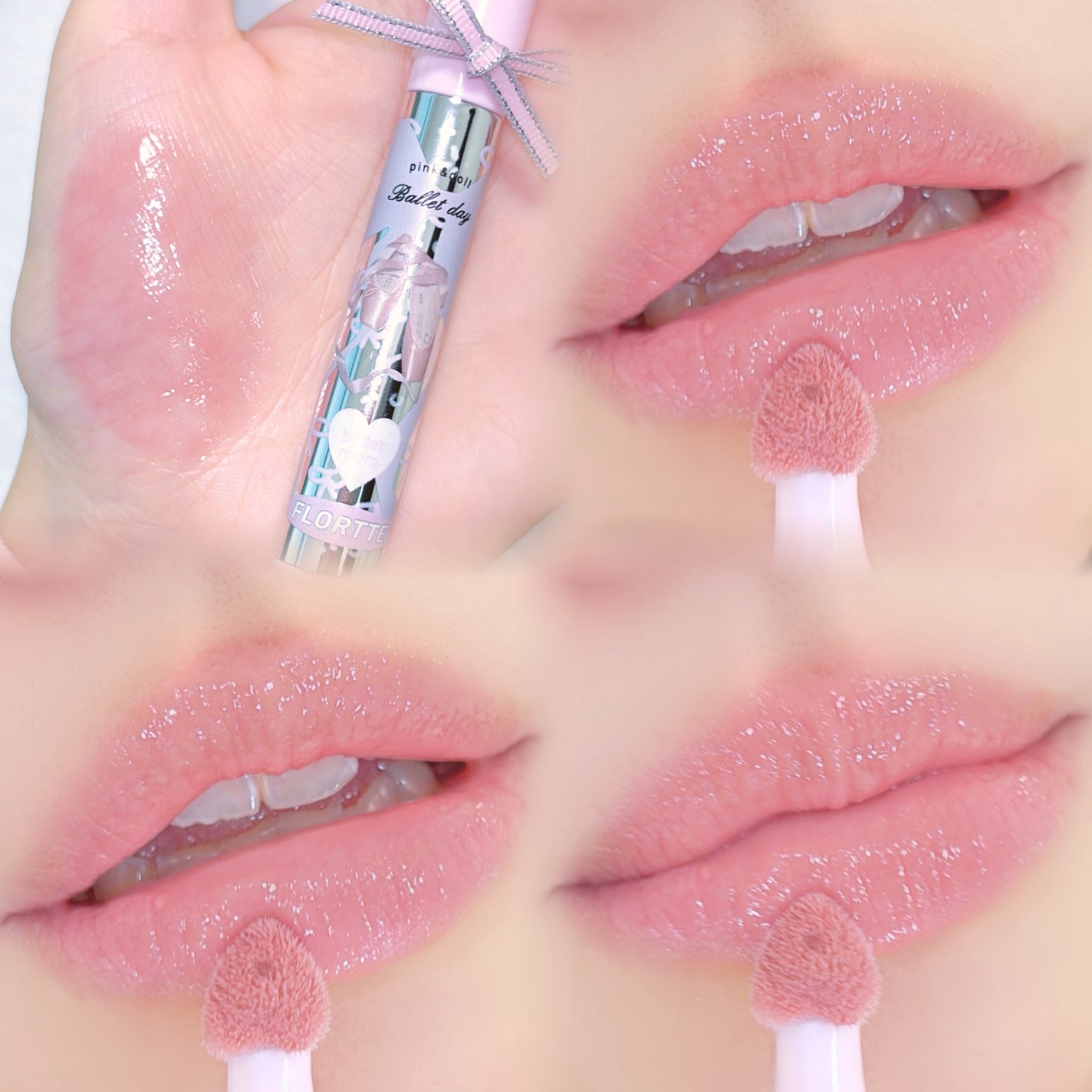 苺鈴 on LIPS 「バレリーナ少女の低彩度グレーピンクリップ♡こんにちは、苺鈴です..」(4枚目)