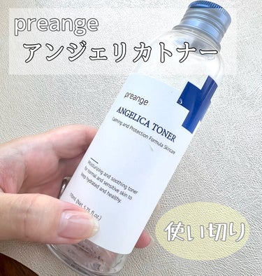 ANGELICA TONER/preange/化粧水を使ったクチコミ（1枚目）