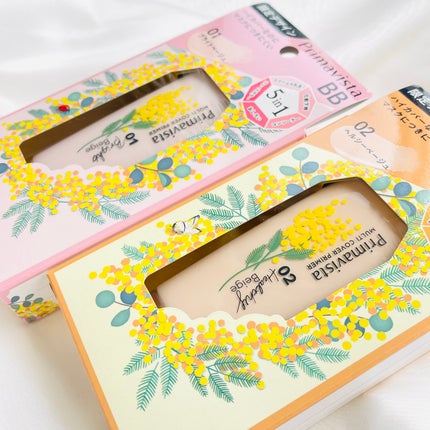 プリマヴィスタ ジャストワン フィニッシュ 01 ブライトベージュ 限定デザイン(ミモザ)/プリマヴィスタ/BBクリームの画像