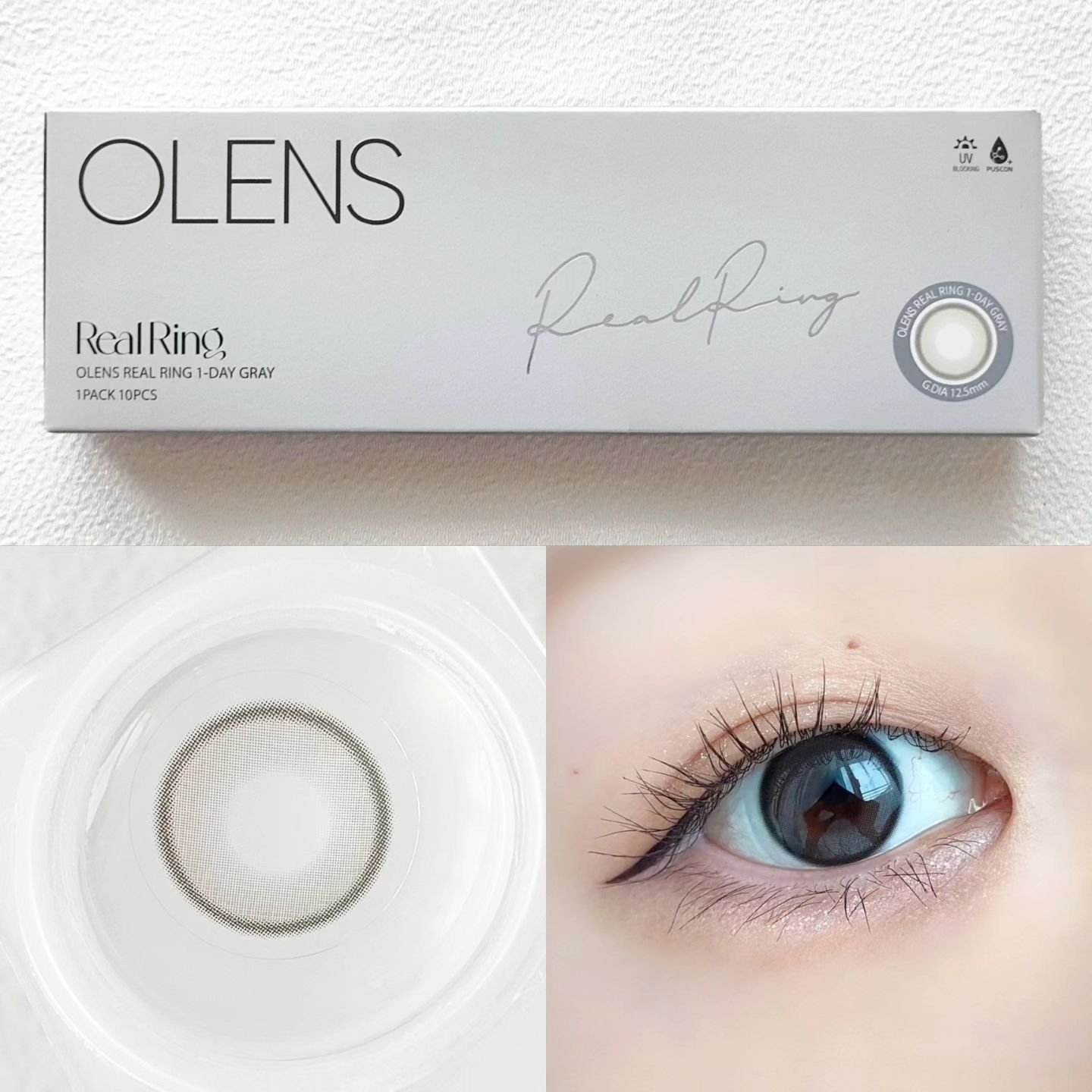 Real Ring 1day/OLENS/ワンデー（１DAY）カラコンを使ったクチコミ（3枚目）