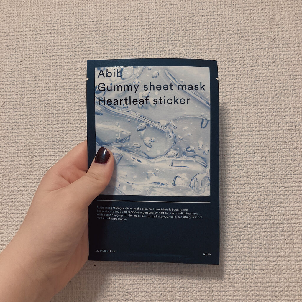 ガムシートマスクドクダミステッカー/Abib /シートマスク・パックを使ったクチコミ（1枚目）