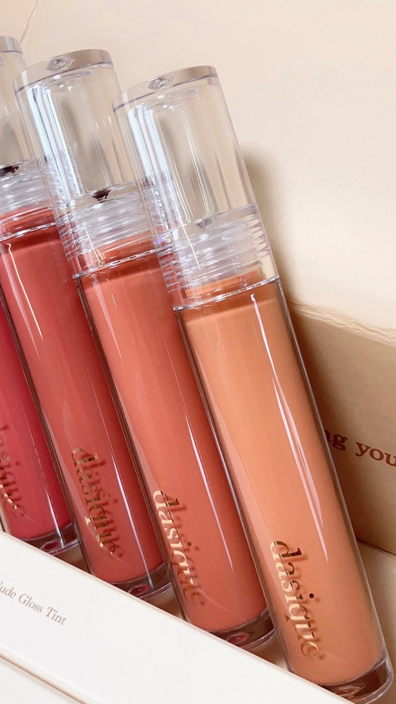 ヌードグロスティント/dasique/リップティントを使ったクチコミ(2枚目)