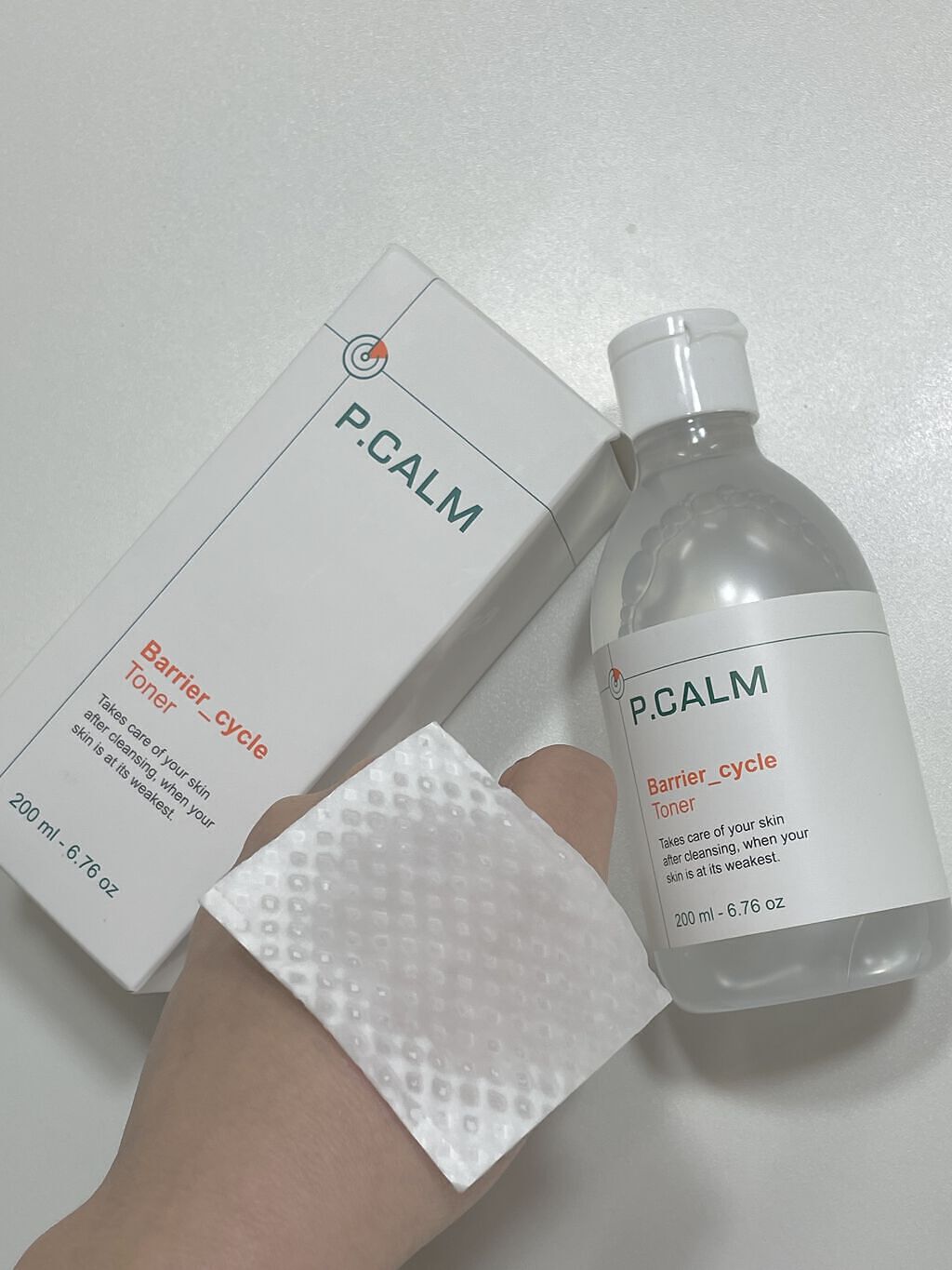 バリアサイクルトナー/P.CALM/化粧水を使ったクチコミ（3枚目）